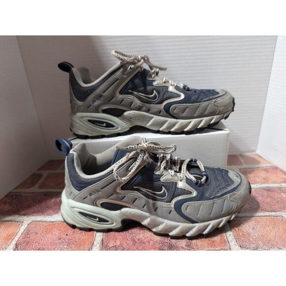 2010 Nike Air ACG Terra Sebec Womens Hiking Shoes Sneakers Blue Gray Size 9.5 - Picture 3 of 9